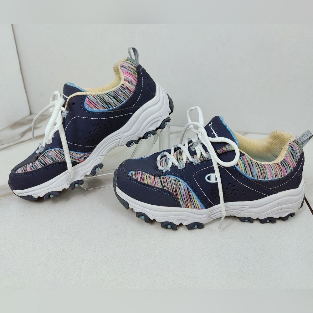 Champion Women's Margaret Stripe Jersey Running Shoes Sneakers, Sz 7 - Picture 4 of 11